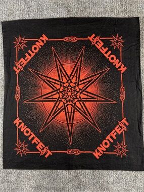 Slipknot Knotfest 2022 Black & Red Compass Bandana Mens OSFA Rock Metal Band